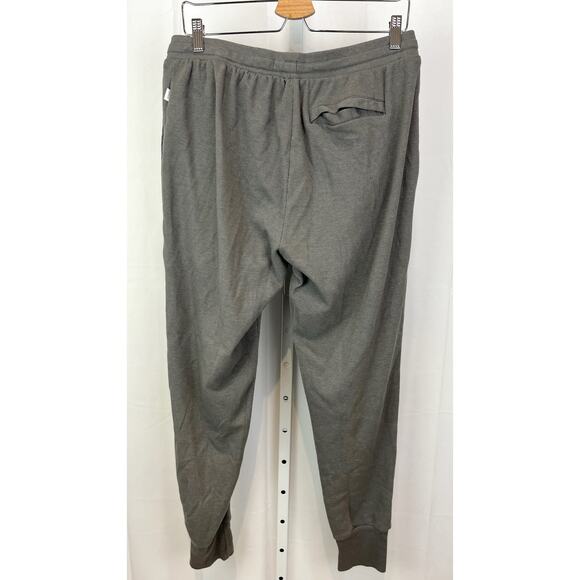 ONIA Size 2XL XXL Waffle Knit Cotton Blend Jogger Lounge Pants Drawstring Gray - Picture 2 of 10